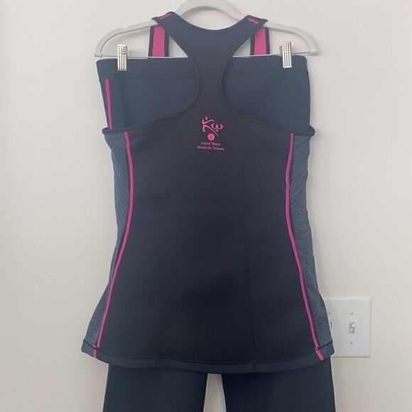 W Neoprene Gym Workout Sauna Sweat Suit L - Picture 3 of 8